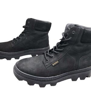 NEW G-STAR Noxer High Nubuck Boots Round Toe Platform Eyelets Comfort Size 12